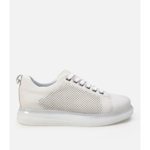 Erkek Deri Bej Günlük Ayakkabı