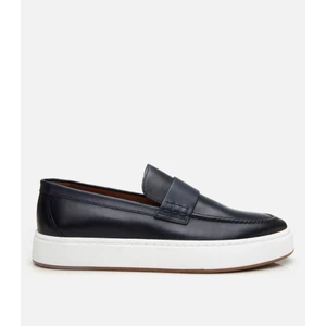 02AYH302810A680  Deri Lacivert Erkek Loafer