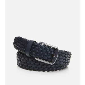 Erkek Deri Lacivert Kemer