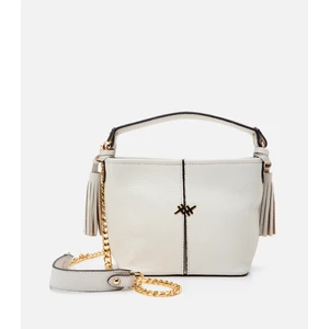 03CAH297040A400 HAKIKI Deri Kemik Kadın Mini (Çapraz) Çanta