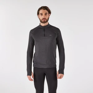 Kiprun Erkek Uzun Kollu Koşu Tişörtü - Siyah - Kiprun Run 100