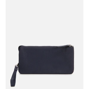 04CAH300750A680 HAKIKI Deri Lacivert Erkek Çanta