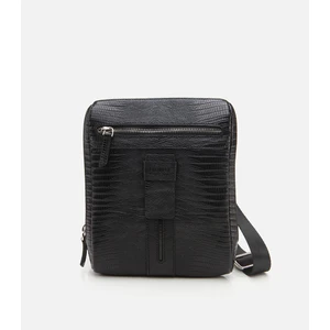 Erkek Deri Siyah Postacı Çantası