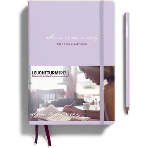 LEUCHTTURM1917 Some Lines A Day 5 Year Diary Defter Lilac
