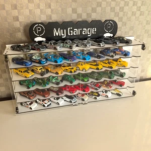 Good Sign Pleksi Kapak 48 Araçlık 1/64 Hotwheels, Matchbox Uyumlu Hobi Oyuncak Araba Rafı Koleksiyon Model Araba Garajı