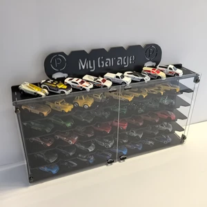 Good Sign Pleksi Kapak 48 Araçlık 1/64 Hotwheels, Matchbox Uyumlu Hobi Oyuncak Araba Rafı Koleksiyon Model Araba Garajı