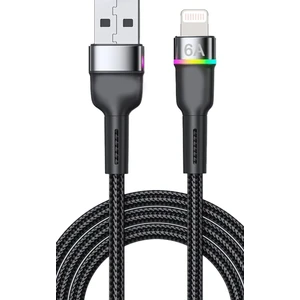 iPhone 7 - 8 - 7 Plus - 8 Plus Şarj Kablosu Lightning Rgb LED SZ-CL83