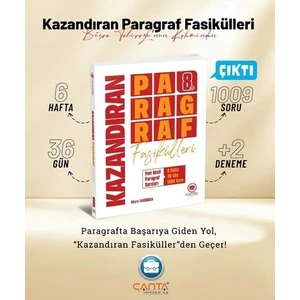 Çanta 8. Sınıf Kazandıran Paragraf Fasikülleri Çanta Yayınları