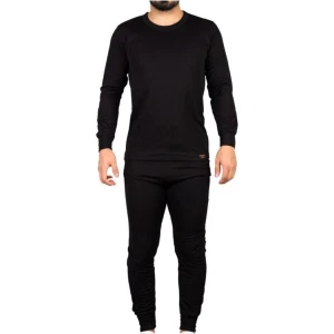 Unisex Siyah Alt Üst Takım Termal Içlik