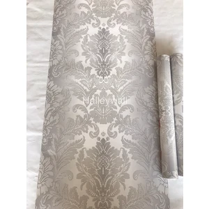 67-2 Gümüş Desenli 3D Duvar Kağıdı