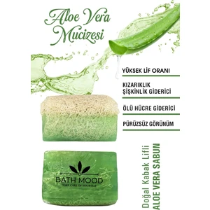 By Herba Muhteşem 2'li (Doğal Kabak Lifli Alore Vera ve Pirinç Sabun) 140 Gram Büyük Boy