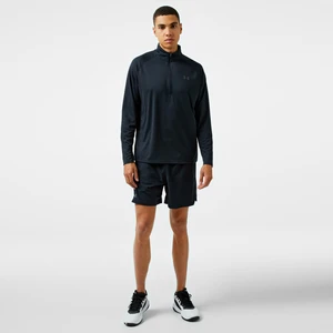 Under Armour Tech 2.0 1/2 Zipped Erkek Siyah Uzun Kollu T-Shirt.001