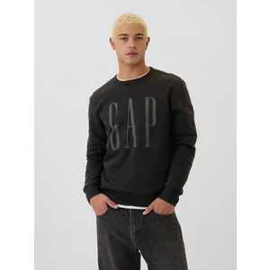 Erkek Siyah Gap Logo Fleece Sweatshirt