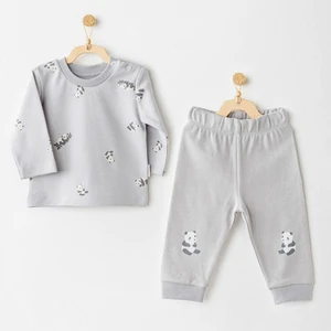 AC26029 Keep Smiling 2'li Takım Grey