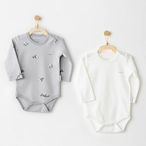AC26036 Keep Smiling 2'li Badi Grey