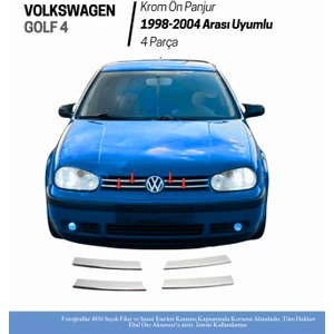 Ebal Oto Vw Golf 4 Krom Ön Panjur 4 Prç. 1998-2004 P. Çelik