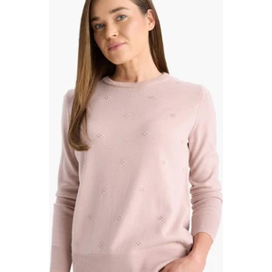 Regular Fit Bisiklet Yaka Triko Kazak F4084AX25WN