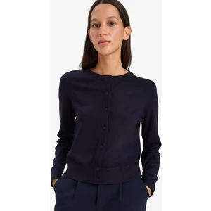 Regular Fit Bisiklet Yaka Basic Düz Düğmeli Triko Hırka D6282AX25AU