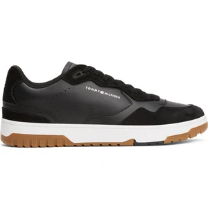 Tommy Hilfiger Siyah Erkek Sneaker Th Basket Better Mıx Lth