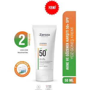 Yağlı ve Karma Ciltlere Özel Matlaştırıcı Uva Uvb SPF50+ Güneş Kremi 50 ml ( Niacinamide)