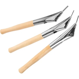 3 Adet Balmumu Aracı Kil Aracı Balmumu Heykeltıraşlık Araçları Batik Aracı Kil Balmumu Çömlekçilik Aracı Seti Kalem Aracı Batik Kalem Ahşap (Yurt Dışından)