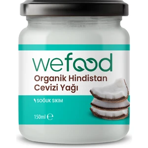 Organik Hindistan Cevizi Yağı 150 ml (Soğuk Sıkım) 8681749104451