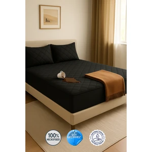 Adelya Siyah Kapitone Sıvı Geçirmez Alez