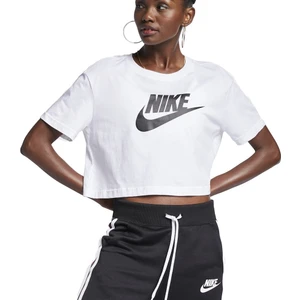 W Nsw Tee Essntl Crp Icn Ftr Kadın Beyaz T-shirt - BV6175-100