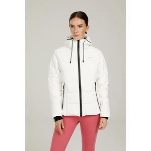 1W Sn31 Apreskı Coat  1Pr Kadın Beyaz Kısa Mont -101044528