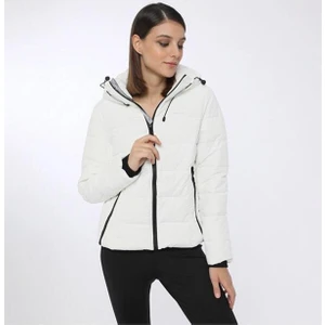 Apreski Coat Beyaz Renk Kadın Mont