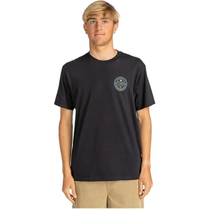 Siyah Erkek Bisiklet Yaka Regular Fit Desenli T-Shirt EBYZT00174_MONOGRAM  Tees