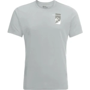 JACK WOLFSKİN Vonnan S/S Graphic T M 1809941TR-6709 ERKEK Açık Gri Tişört