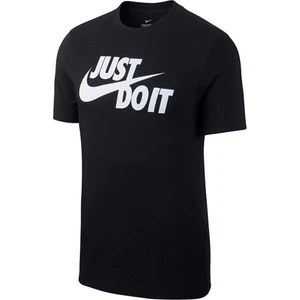 M Nsw Tee Just Do It Swoosh Erkek Siyah T-shirt - AR5006-011