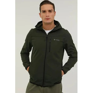 Kapüşonlu Slim Fit Haki Erkek Mont 2W1GT163PR
