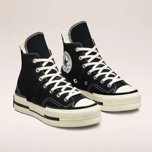 High Chuck 70 Plus Canvas Unisex Siyah Sneaker.001