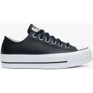 Chuck Taylor All Star Leather Platform Erkek Siyah Sneaker.001