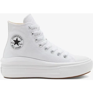 CONVERSE Chuck Taylor All Star Move Platform 568498C Unisex SİYAH/FİLDİŞİ/BEYAZ Günlük Sneaker Ayakkabı