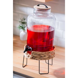 Star Örgü Standlı Cam Sebil - 8 Lt