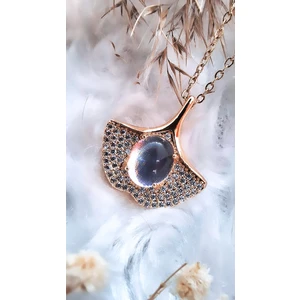 Kadın Istiridye Deniz Kabuğu Çelik Kolye