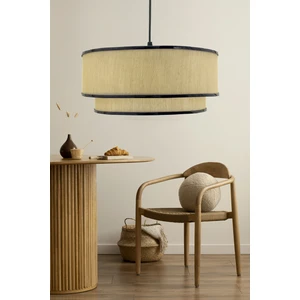 Vivido Home Zer Ipeği Sarkıt Avize Modern Tasarım Kumaş Malzeme Eskitme Bal Renk