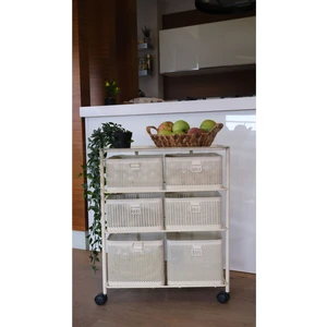 3 Katlı 6 Bölmeli Sebzelik