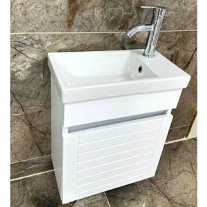 Beta Plus Beyaz Banyo Dolabı Alt Modül 45 cm