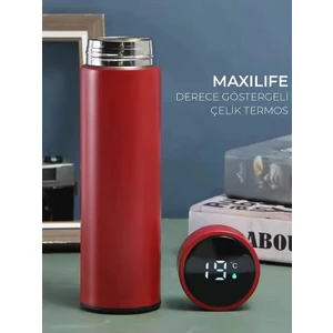 Dijital Isı Göstergeli Çelik Termos