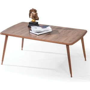 İnegöl Sehpa Ahşap Lüx Ayaklı Orta Sehpa Ceviz 60 x 100 cm A9