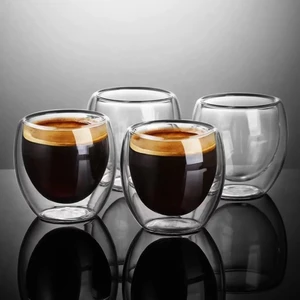 Çift Cidarlı Espresso Bardak 80ML 2'li