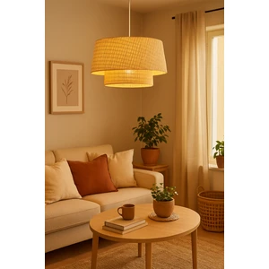 Sera Grande Rattan Hasır Avize