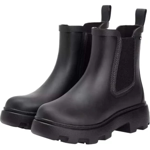 Kadın Warm Lining Chelsea Yağmur Botu - Siyah