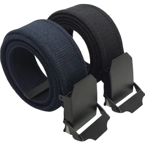 2 Adet Kemer Siyah ve Lacivert Erkek Palaska Tarzı