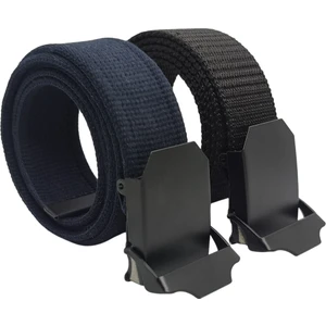 2 Adet Kemer Siyah ve Lacivert Erkek Palaska Tarzı