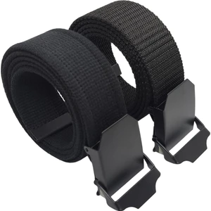 2 Adet Kemer Siyah Erkek Palaska Tarzı